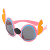 Silicone children's cartoon sunglasses, fashionable sun protection cream, 2023 collection, UF-protection