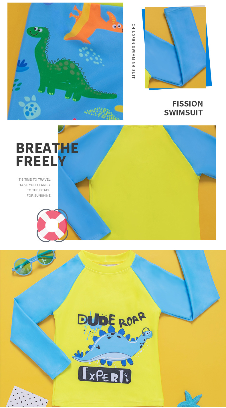 16-黄蓝恐龙长袖男童泳衣-涤纶-90-120_08
