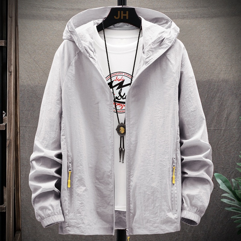 防晒衣服男士夏季新款韩版潮流青年休闲时尚情侣户外透气百搭外套|ru