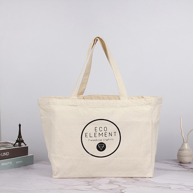直销休闲文艺简约手提帆布袋学生全棉手提棉布购物袋可定 制logo