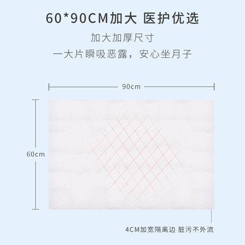 Thick Adult Care Pad 60X90 Postpartum Pad Urinary Protection Pad for Pregnant Women, Postpartum Women, and Elderly People - Not Disposable Diapers