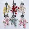 11 high -end single -branch small magnolia simulation Rural wedding home magnolia fake flower home living room decoration