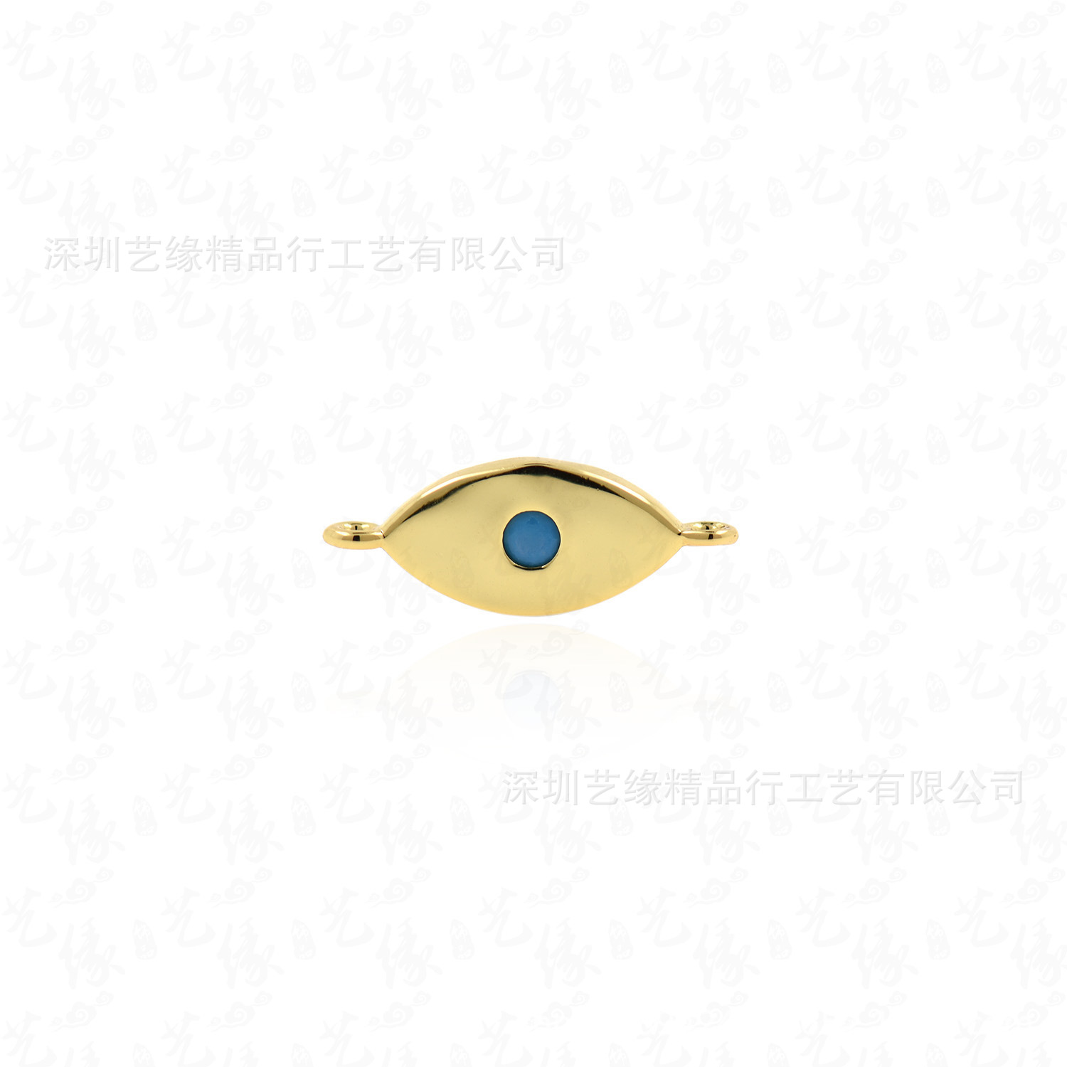 direct deal 18k environmental protection Copper plating zircon Evil Manual connector diy Handmade jewelry