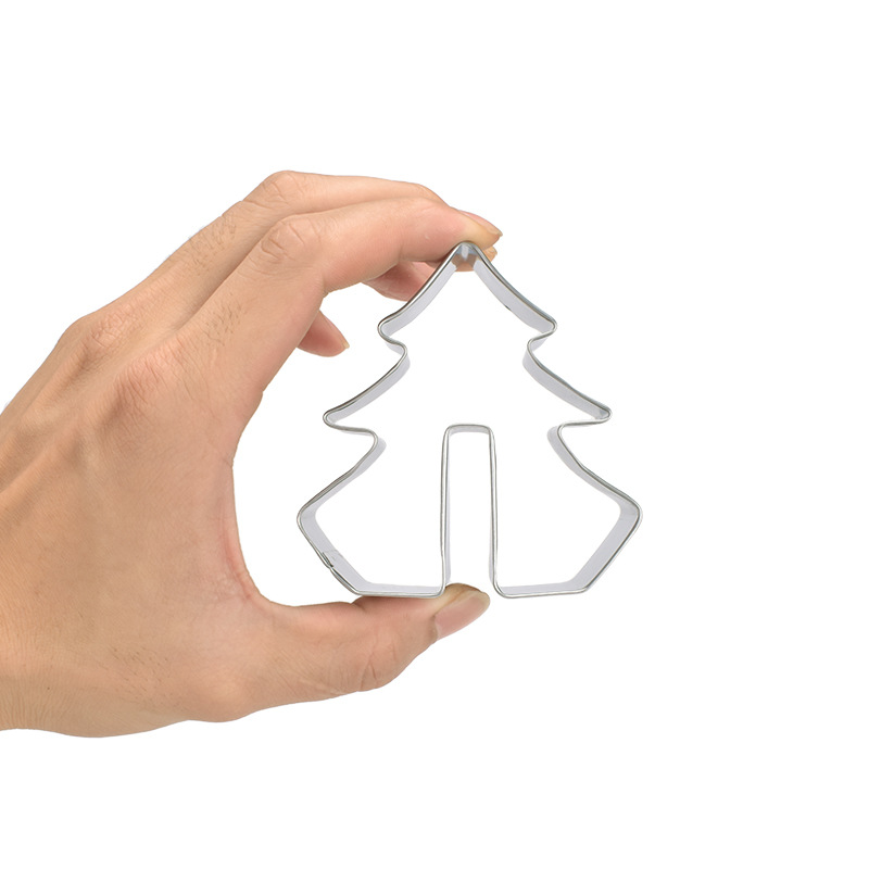 跨境圣诞饼干模翻糖切模饼干模具8件套烘培模具diy烘培工具套装