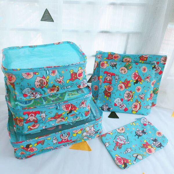 Cartoon waterproof storage system for traveling