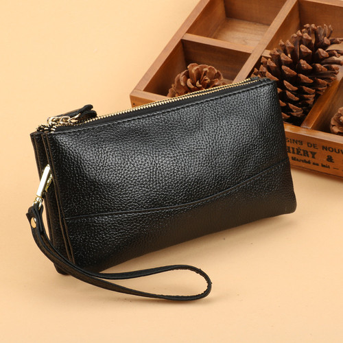 Fashion Handbag for Women, Long Length, Double Zipper, Large Capacity Wallet with Double Layer and Multifunction Phone Bag, Coin Purse