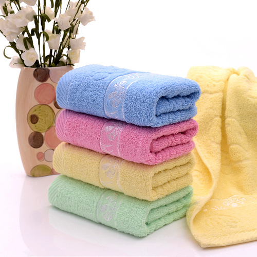 Thickened cotton daily necessities towel, sports pure cotton absorbent towel, embroidered LOGO source manufacturer wholesale