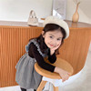 Spring autumn small princess costume girl's, sleevless dress, western style, Korean style