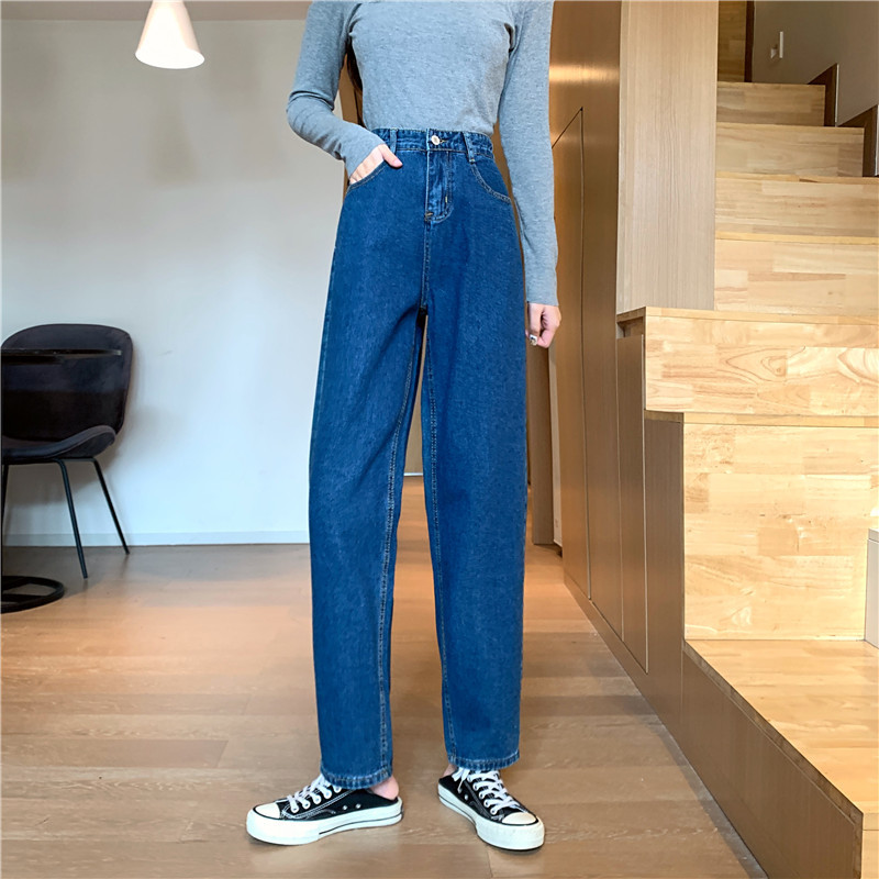 loose casual denim pants TH50424 Light 