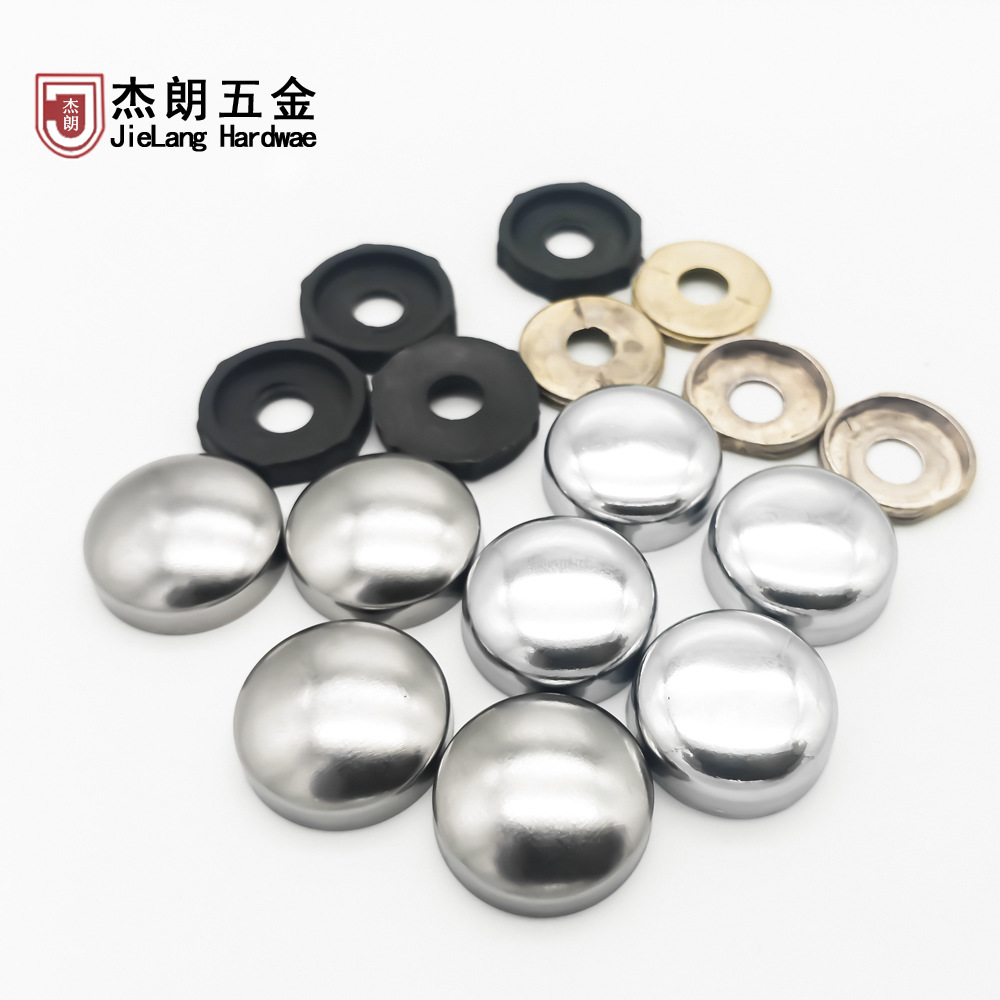M6 M8 Hardware Decorative cover Mirror nail advertisement fixed Glass decorate Screw cap circular Cambered Iron lid
