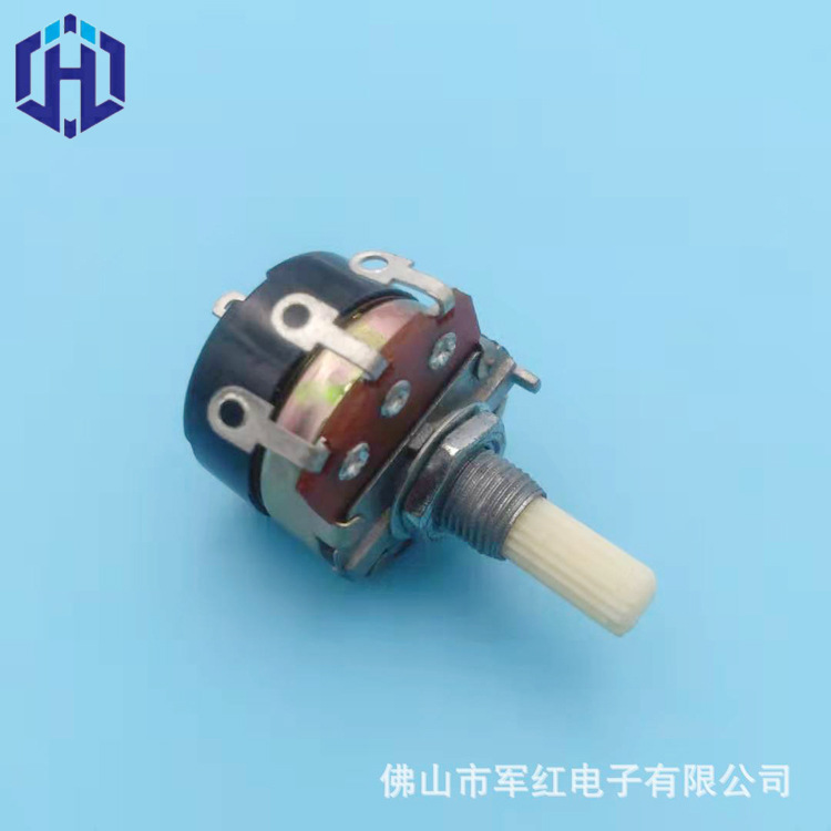 138带开关大功率大电流电位器  风扇调速开关 B100Ω B500K