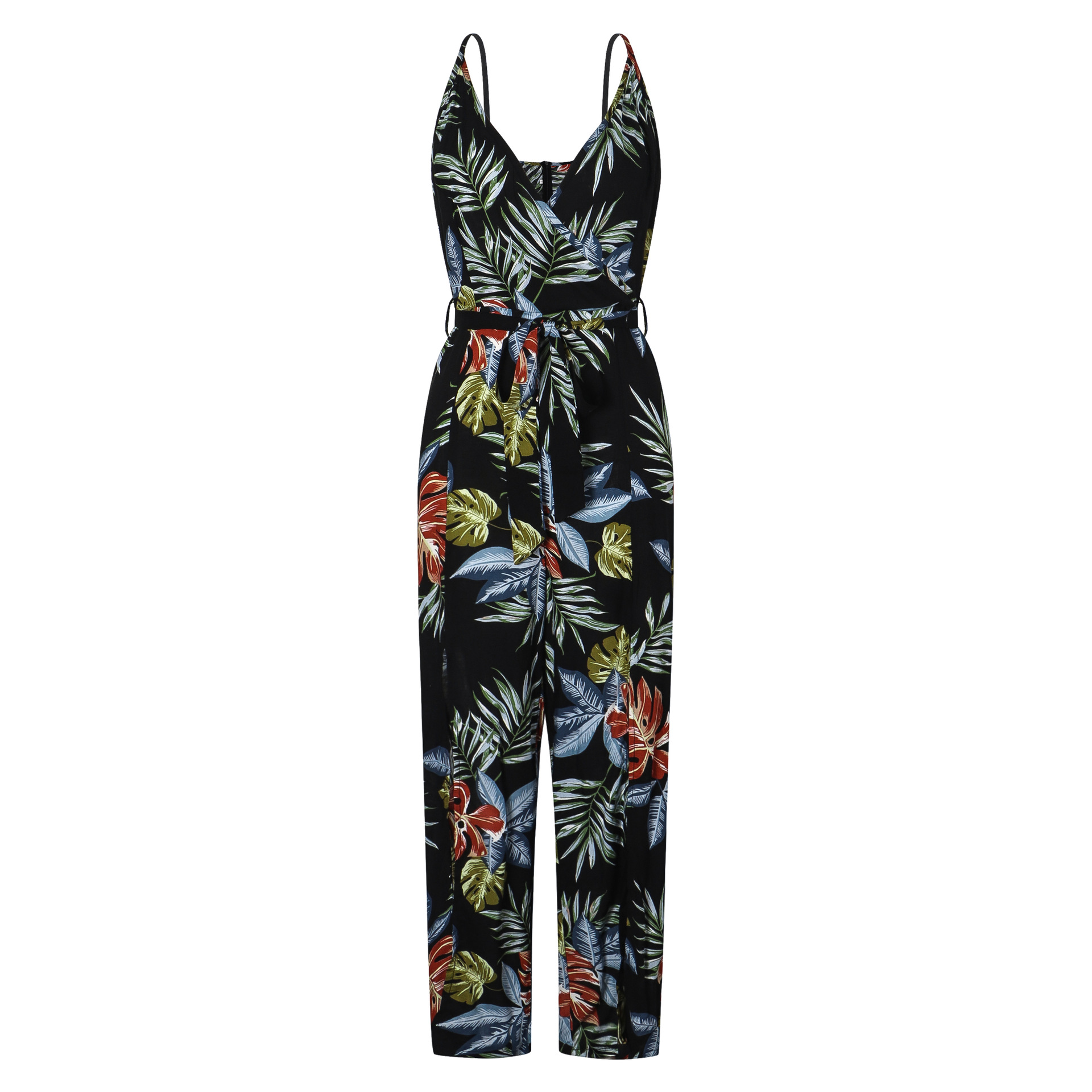 women s print slit jumpsuit nihaostyles clothing wholesale NSJM80297