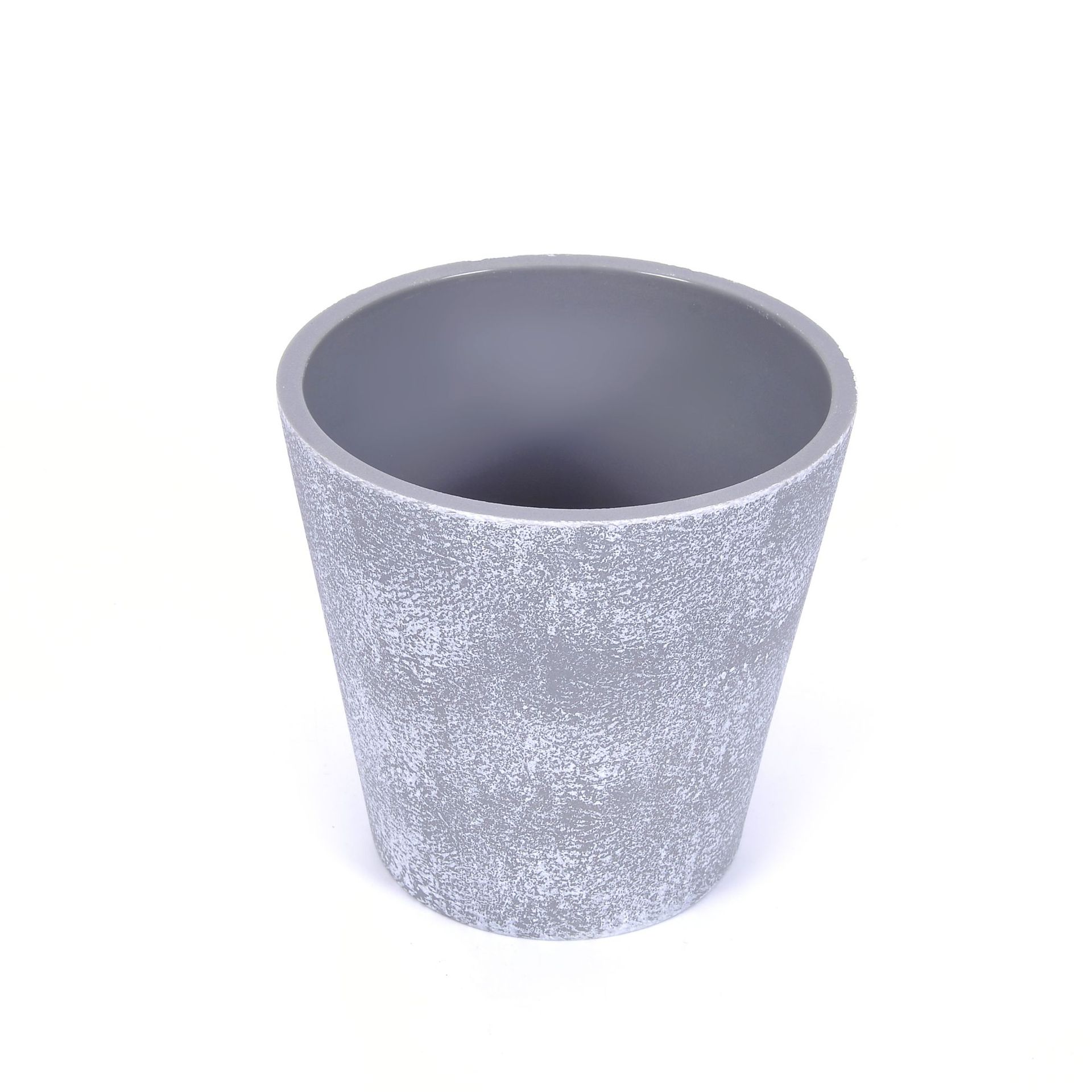 The manufacturer supplies simple Nordic retro cement round flowerpots, desktop potted plants, green plant POTS and succulent flowerpots detail image 4