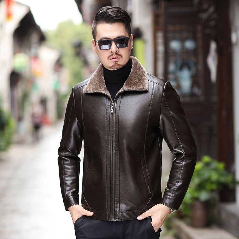 Veste en cuir homme - Ref 3443780 Image 6