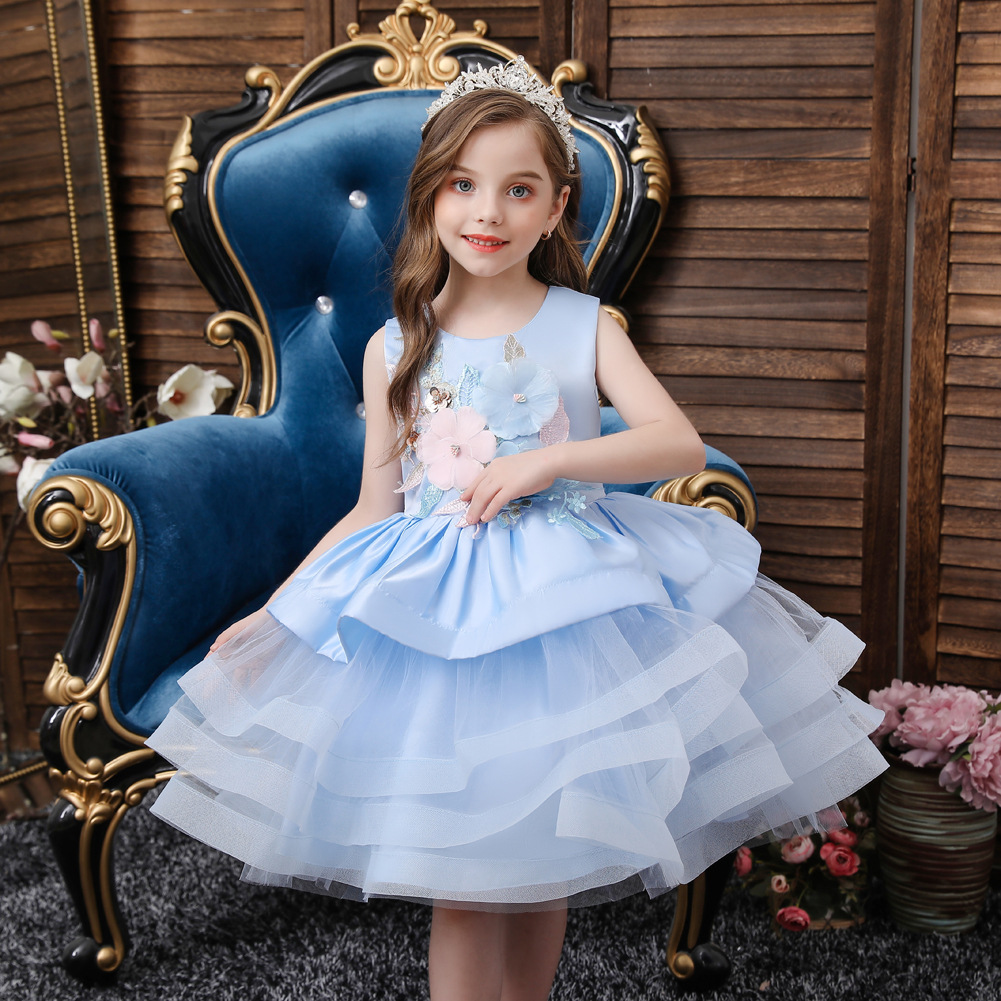 Children's dress princess dress Europe a...