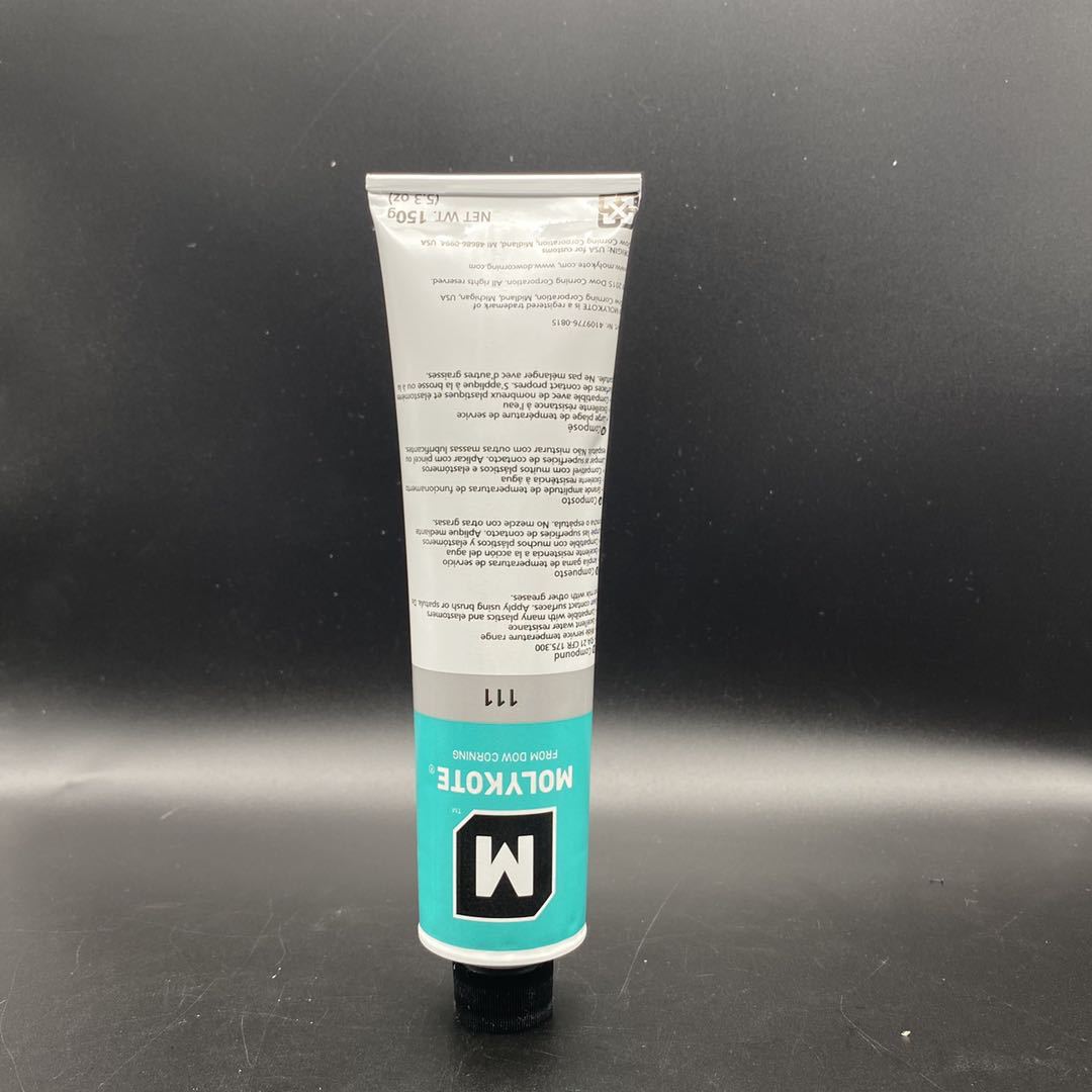 MOLYKOTE摩力克DC111食品级密封硅脂铝管小包装150g阀门脂