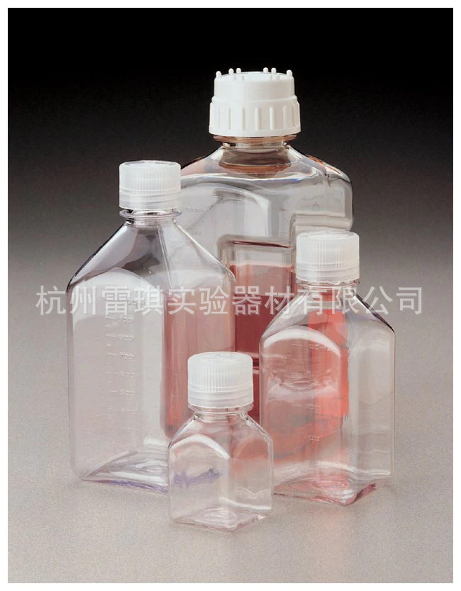 nalgene耐洁 2015-0030透明方形瓶 聚碳酸酯试剂瓶 30ml