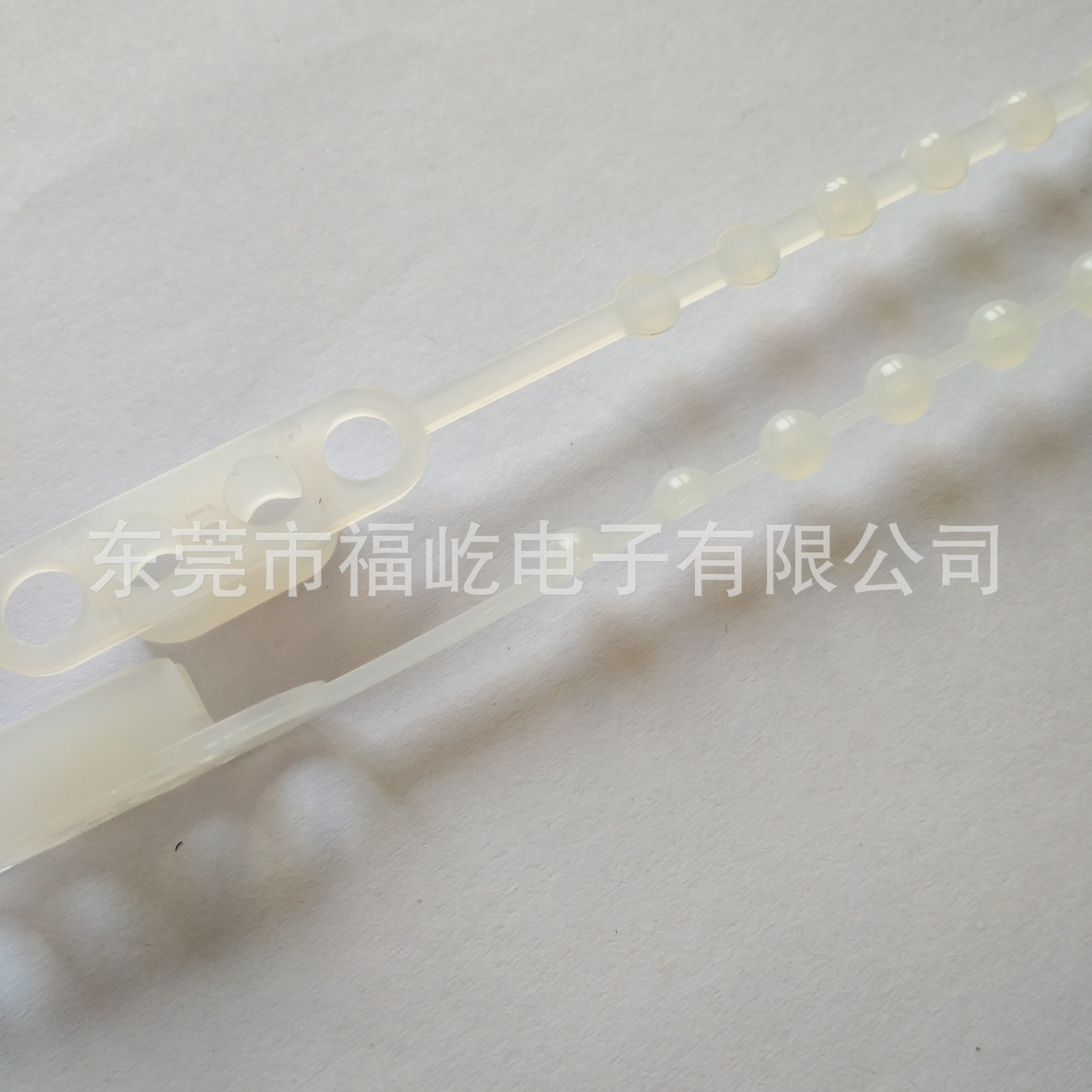直销SGS尼龙珠链扎带珠孔扎带塑胶束线带固定扎带活扣扎带PE扎带