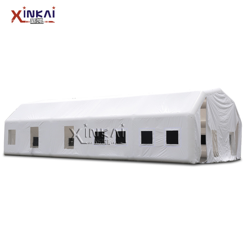 定制闭气气柱框架帐篷 无尘车间折叠喷漆房 户外移动式汽车喷漆房