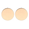 Fashionable glossy earrings, European style, simple and elegant design