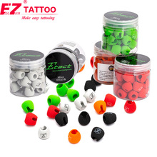EZ纹身器材一体针专用海绵套彩色刺青机针头套防滑减震垫30个/盒