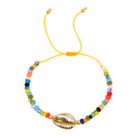 European and American tila rainbow beads bohemian beach style braceletpicture4