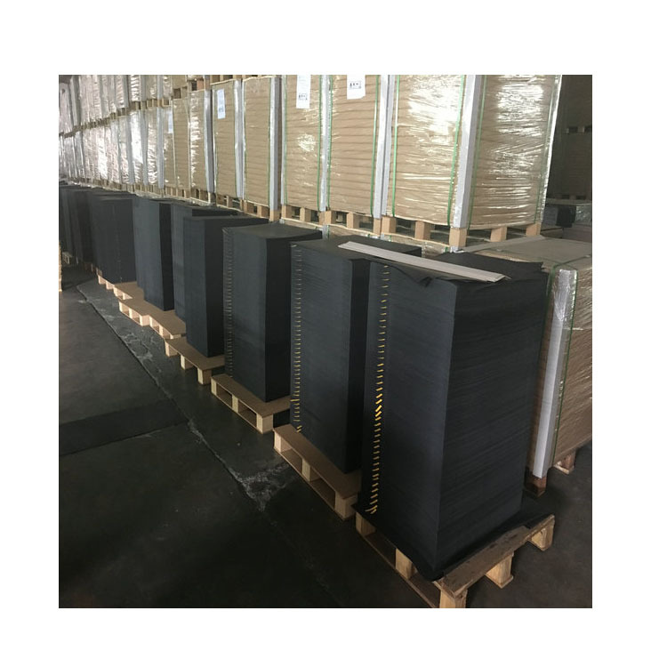 300克黑卡纸 350克黑卡纸 手挽袋黑卡纸 黑度好 无酸黑卡纸