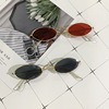Metal retro sunglasses, fashionable marine glasses solar-powered, European style