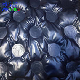 厂家直供通道布羽绒服3D发泡压胶高密度免缝防钻绒直充面料155