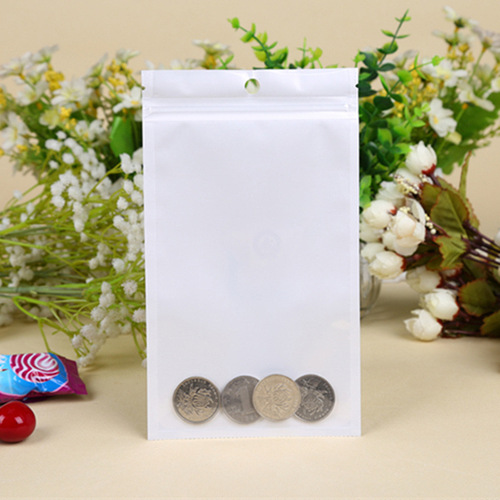 Ziplock bag, pearlescent film yin and yang bone bag, translucent plastic bag, mobile phone case packaging bag, fishing gear jewelry bag