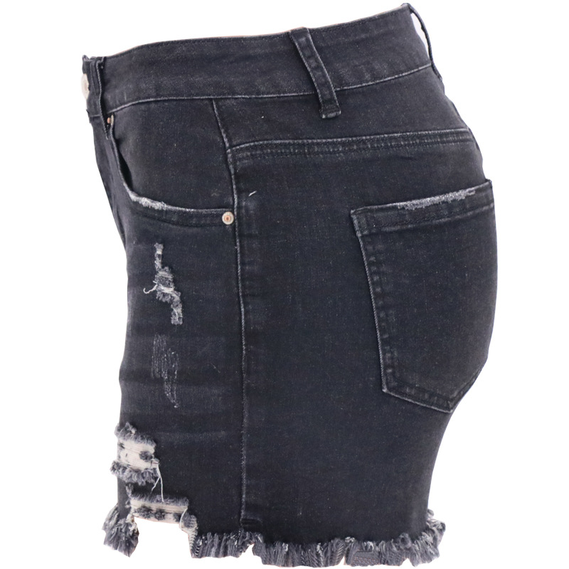 Ripped High Waist Women Denim Shorts - Shorts - Uniqistic.com