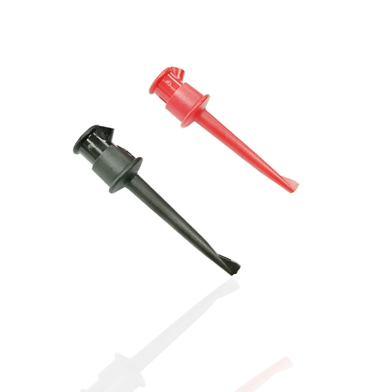 Заводской прямой фосфористая бронза позолоченный испытательный крюк быстросварочного типа проводной крюк Мини Вязание крючком мультиметр зонд крюк