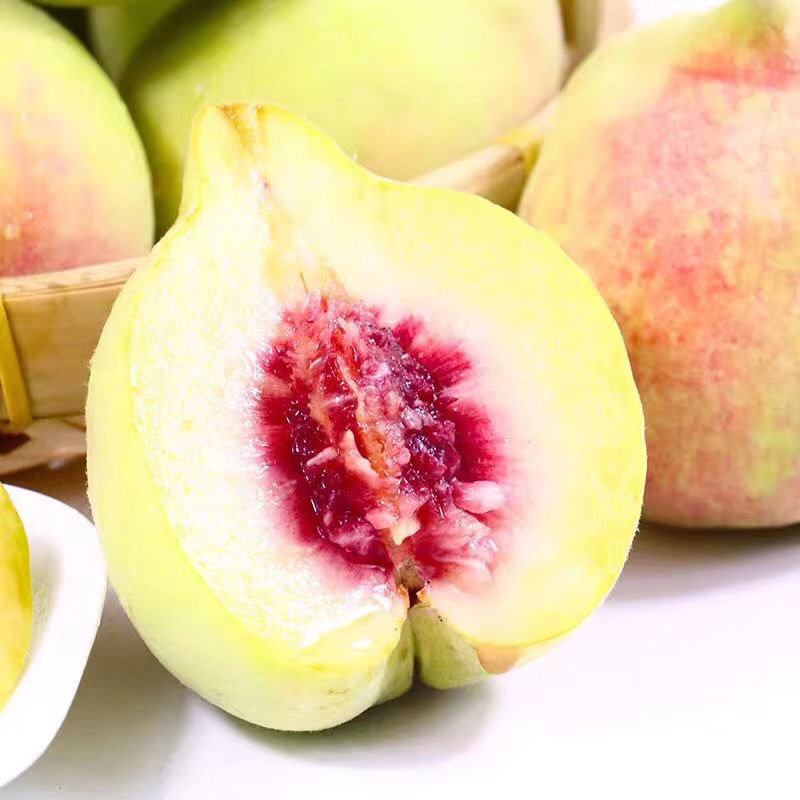 Yunnan Mengzi Olecranon honey peach Wild peach Peach Beak Red peach Now pick Now send fresh fruit