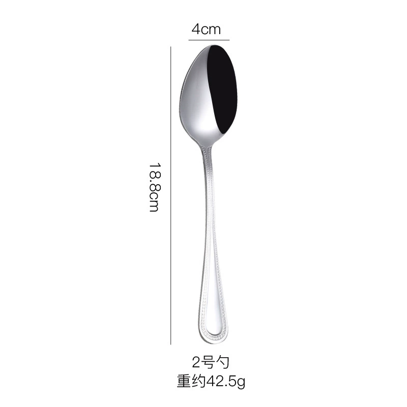 Tableware stainless steel, spoon for home use for elementary school students, custom-made