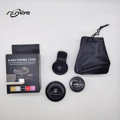 Mobile phone wide-angle lens 8x 12x two-in-one 0.45X wide-angle macro Selfie photography wide-angle lens