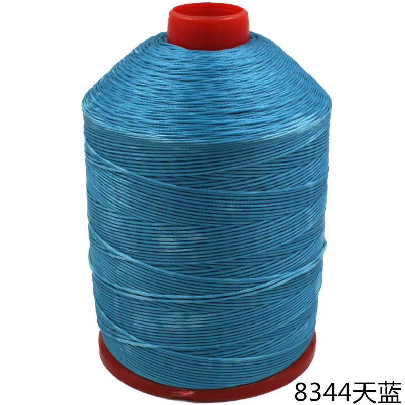 210D 왁스 실 8344 하늘색