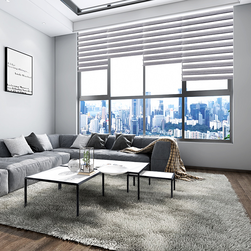 辦公室窗簾百葉簾廚房防水升降紗簾臥室客廳半遮光柔紗簾彩蝶簾