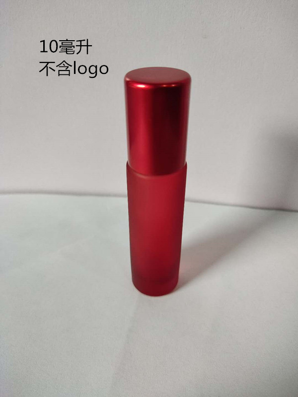 Doterui 10ml botella de bola de rodillo esmerilado colorido botella de cuentas botella de aceite esencial de vidrio botella de aceite de labios botella vacía entrega de fábrica