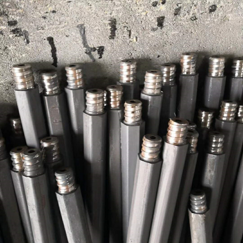 济宁山银供应矿山钻杆 凿岩专用B19钻杆 连接钻套现货供应