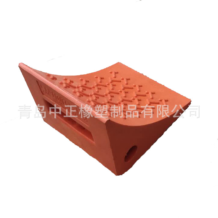 350－4pu刹车块 聚氨酯块 三角块 止轮块 挡块聚氨酯止轮器