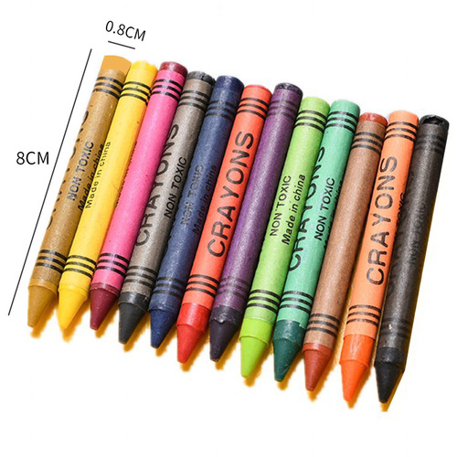 Manufacturer supplies 12 color crayons, painting children's art supplies, 6 colors, 8 colors, 24 colors optional graffiti sticks
