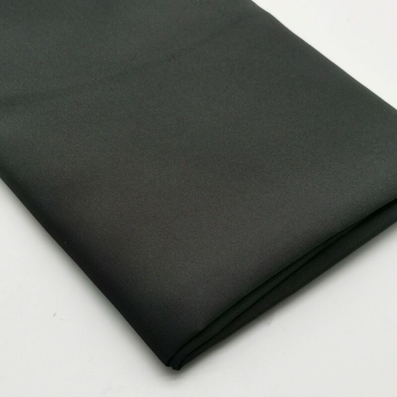 Black and White 300t Chunya Spinning Lining down Jacket Suit Lining Cloth 50D Polyester Lining Factory Direct Sale