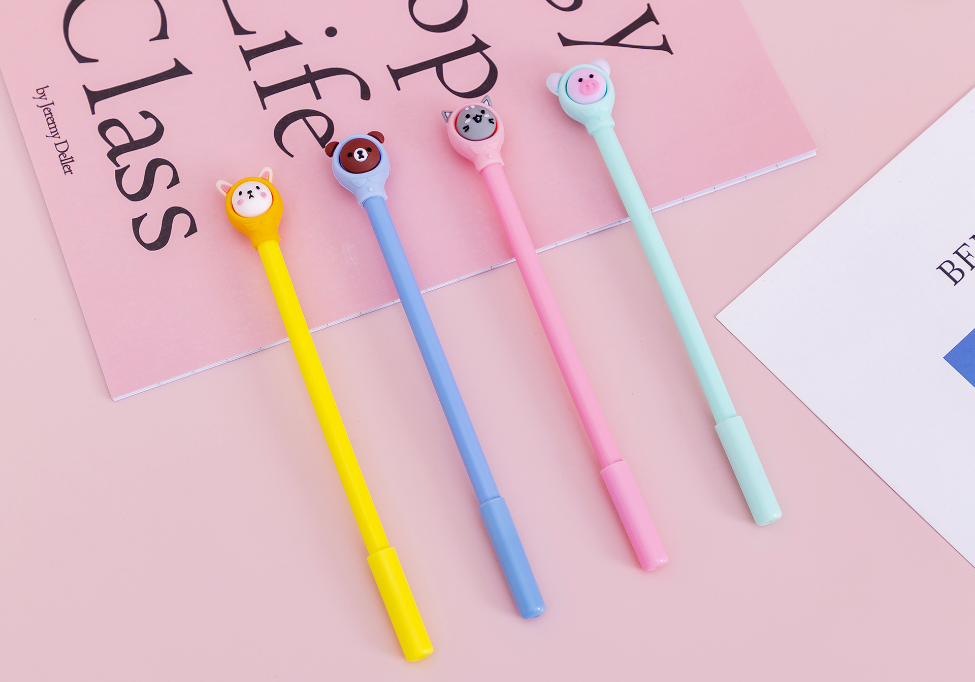 1 Piece Rabbit Cartoon Bear Class Learning Graduation Plastic Cartoon Style Gel Pen display picture 3