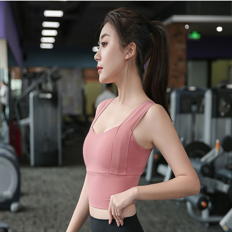 无缝运动文胸跑步健身亚马逊专供吸汗速干瑜伽文胸高强度运动内衣