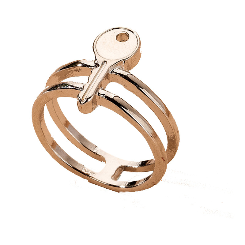 Simple Style Key Ring Minimalist Geometry Rings Wholesale Nihaojewelry display picture 5