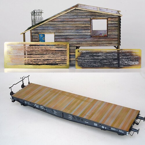 Kezuo architectural model coloring and old production tools wood wood annual rings wood grain tree stump cover leakage spray board