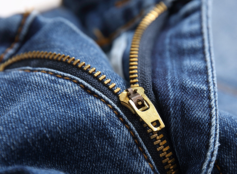 Jeans pour hommes, nouveaux pantalons en denim à jambe droite élastique, tendance et décontractés_voghion.com