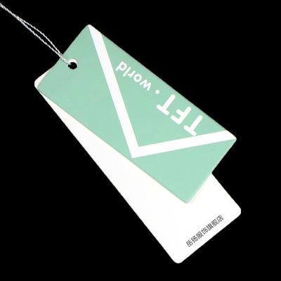 高档女装服装吊牌定制 衣服标签合格证工厂定制 通用印刷加厚吊牌|ms