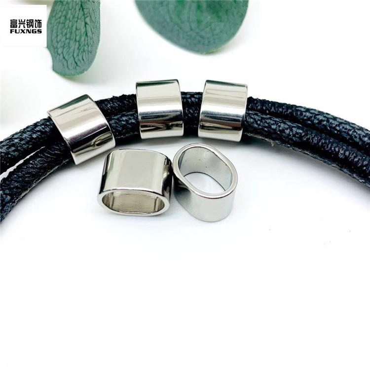 Stainless Steel Seamless Flattened Jewelry Tube Set DIY Flat Positioning Buckle Clasp Bracelet Accessory Titanium Steel Jewelry Stainless Steel Seamless Flattened Jewelry Tube Set DIY Flat Positioning Buckle Clasp Bracelet Accessory Titanium Steel Jewelry