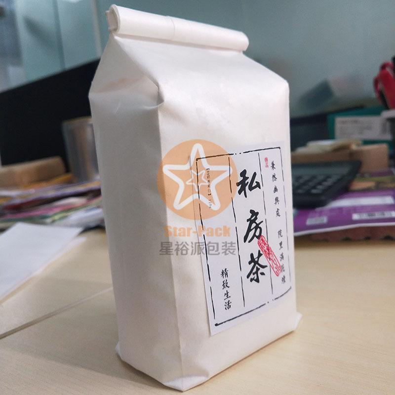 新材料手工棉纸蜜桃乌龙茶茶叶自封袋